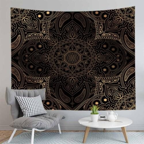 Mandala Tapestry Wall Hanging Sandy Beach Throw Rug Blanket Camping Tent Travel Mattress Boho Decor