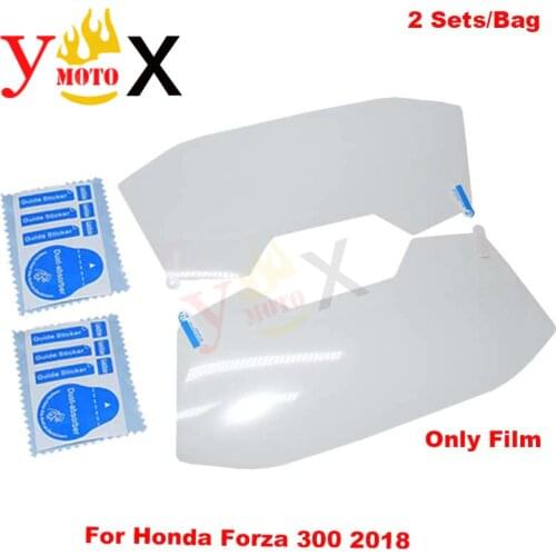 Motorcycle Speedometer Dashboard Cluster Screen Scratch Protection Film Instrument Protective Sticker For Honda Forza 300 2018