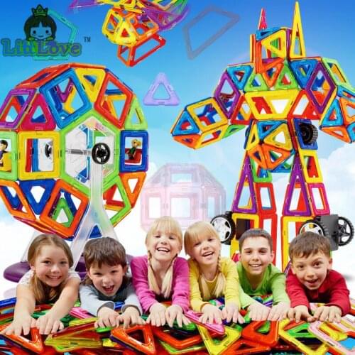 Magnetic Blocks Mini Magnetic Designer Construction 3D Model Magnetic Blocks Educational Toys For Children Kid Christmas Gift