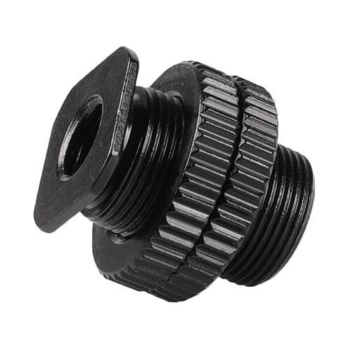 Metal shockproof clip Hot shoe Adapter 5/8 inch 1/4 inch Screw for Camera tripod head Microphone Mic Mount Bracket