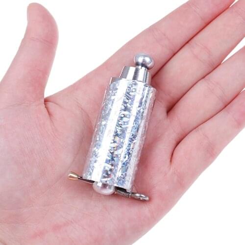 1Pc Appearing Cane Magic Toy Magic Steel Rivet Trick Prop Kids Magic Toy Metal High Elasticity Steel Silver