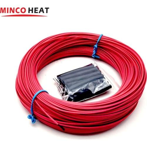 Warm floor Fluoropolymer Carbon Fiber Heating Cable System 2mm 12K 33Ohm Carbon Fiber Floor Electric Wire Hotline