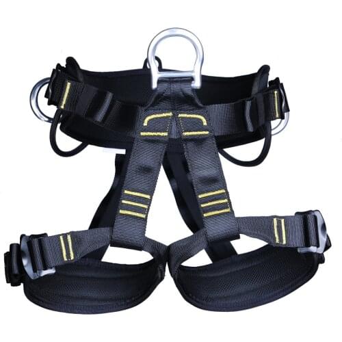 Rock Climbing Harness Tree Arborist Safety Sitting Belt Caving Abseiling Rigging Gear Equipment Mountaineering Tree Caving