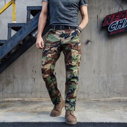 Outdoor Military Tactical Army Multi Bag Wear Resistant Loose Comfortable Trousers Hiking Camping Fishing Trekking Travel Pants
