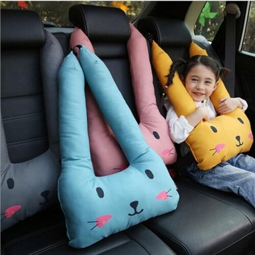 Adult Children Cartoon U Shaped Pillow Car Travel Home Bed Sofa Back Cushion Throw Pillow Car Seat Belt Neck Shoulder Pillow