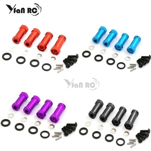 1 Set For Traxxas dead rat 1/10 slash SLA010 Aluminum 12mm hexagonal lengthening combiner lengthening 30mm upgrade accessories