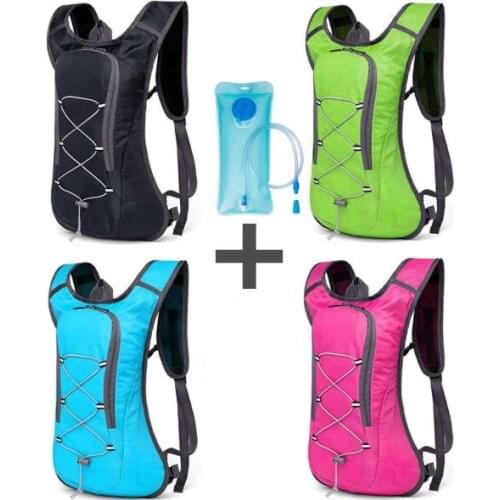 2019 Cycling 2L Water Bag Backpack Hydration Backpack Camping Hiking Riding Outdoor Sports Bag Water Bladder Container