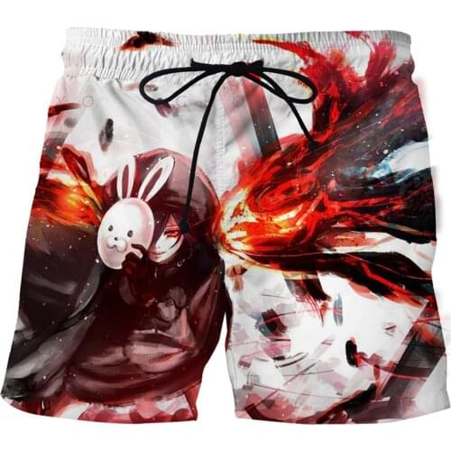 2021 Animation Ghoul Summer 3D Printed Beach Casual Sport Extra Large Mens Beach Shorts XS-6XL