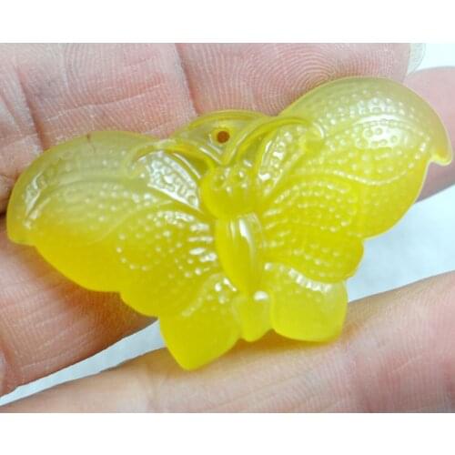 Natural Quartz crystal Turquoises aventurine tiger eye butterfly pendant for diy Jewelry making necklace Accessories 3PCS