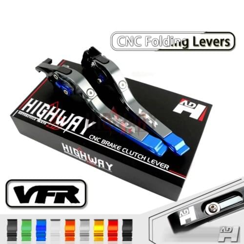 CNC Aluminum Brake Handle Bar Lever Extendable Folding Adjustable Brake Clutch Levers For HONDA VFR 1200 VFR1200 F 2010-2016