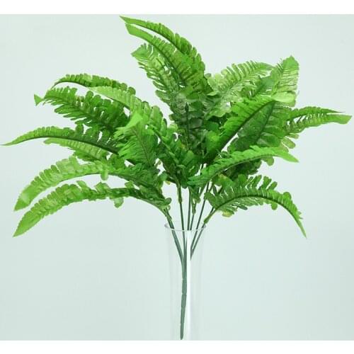 Hot sale 1PC Grass Green Plant Artificial Fake Leaf Leaves Fake Flower Plants Home Wedding Hotel Office Party Decoration leaves