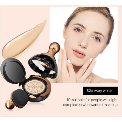 1PC Mushroom Head Make up Air Cushion Moisturizing Foundation Air-permeable Natural Brightening Makeup BB Cream TSLM1