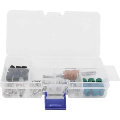 46PCS/Set Aire Acondicionado Air Conditioner Valve Core Remover Tool A/C Repair Tool Gasket Set for R410/R22/R134a