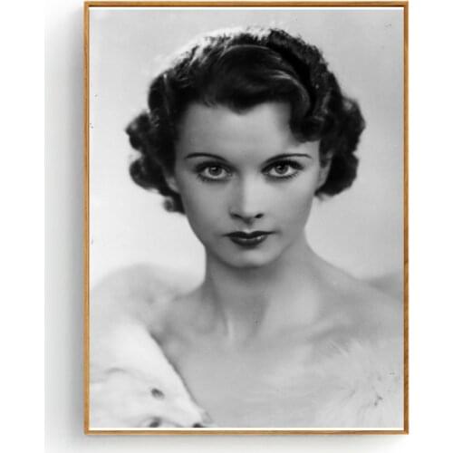 Vivien Leigh Silk Fabric Poster And Print Wall Art Picture Painting Home Decor