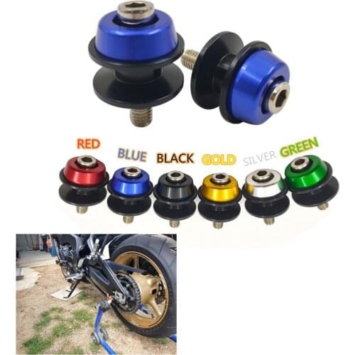 M6 Swingarm Spools Slider Stand Screw For Yamaha MT07 09 FZ07 09 YZF R7 Motorcycle Modification Accessories CNC Aluminum 6 Color