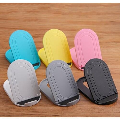 Mini Smart Phone Holder Desk Stand For iPhone Xsmax Huawei P30 Xiaomi Samsung Foldable Desk Holder Universal Tripod for phone