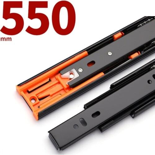 N0HB Drawer Rails Heavy Duty Cabinet Drawer Slides Soft Close Full Extension Home Runners Slide Self Closing Cold RolledSteel