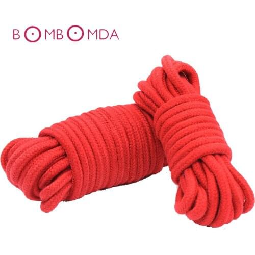 Sex Shop Soft Cotton Rope Flirting Sex Toys for Couples Roleplay Slave BDSM Bondage Rope Restraint Adult Game Sex Toys For Womam