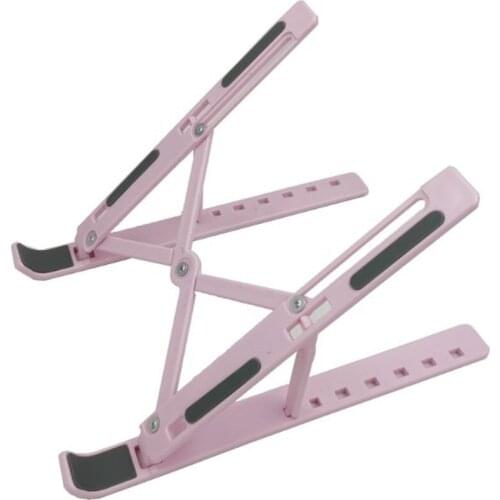 7 Holes Foldable Laptop Stand Non-slip Desktop Laptop Holder Adjustable Angles Notebook Bracket Riser