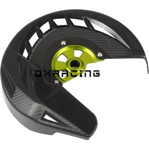 Motorcycle Front Brake Disc Cover Guard Protector For KX 125 250 KX125 KX250 2006-2008 KX250F KX450F 2006-2015 KLX450 08-15