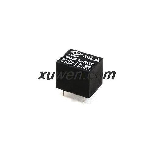 10pcs 5 Pins SPDT PCB General Purpose Power Relay12VDC Coil