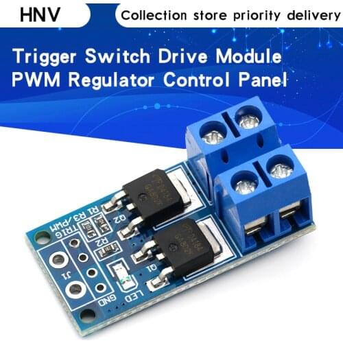 10PCS/LOT 15A 400W MOS FET Trigger Switch Drive Module PWM Regulator Control Panel