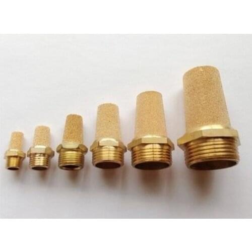 10 PCS en lot bsl-01 pneumatique laiton silencieux 1/4 pouces BSP 1/4 "silencieux raccord bruit filtre reducteur connecteurur