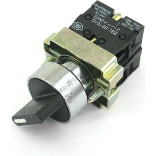 2 Position 1NO + 1NC Maintained Select Selector Switch Replacement Fits XB2BD25C