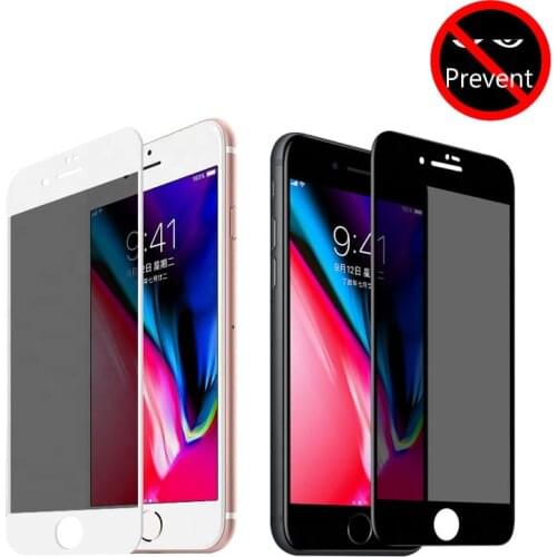 2pcs/lot Full Anti-Peeping Privacy Screen Protector For i6S i7 i8 Plus Protective Flim For SE 2020