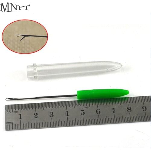 MNFT 20PCS Plastic Handle With Cap Baiting Needle Carp Fishing Bait Loading Accessories
