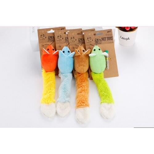 2020 Long Tail Small Mouse Cats Toy Cloth Toys For Kitten Pet Toys With Cat Mint cat toys interactive pet products pets toys