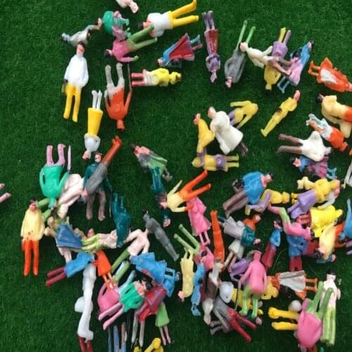 30pcs Mixed 1:100 1:150 1:200 Scale Mini Abs Figure Architectural Sand Table Material Model Background Character Posture