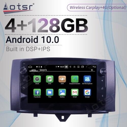 4+128G Carplay Android Screen Player Car For Mercedes Benz Smart Fortwo 2011-2015 GPS Navi PX6 Auto Radio Audio Stereo Head Unit