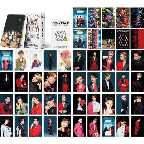 54pcs/set South Korean Groups Kpop NCT New Album 2021 RESONANCE Pt.2 Lomo Cards HD Photo Album Photocard New Arrivlas Photocard