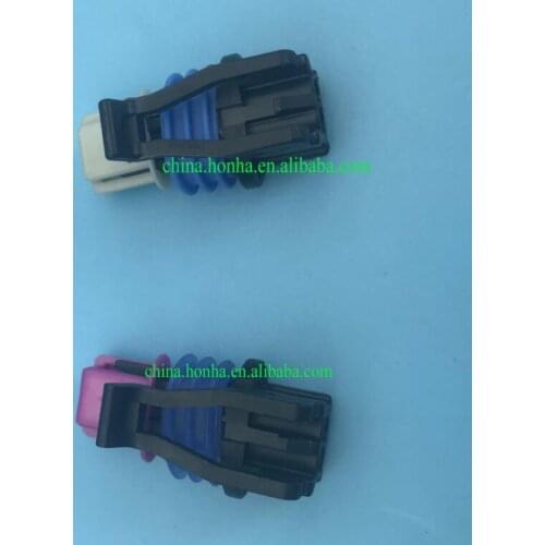 Free shipping 15449027 or 15449028 LS IAT AEM & Haltech IAT 2 way Female wire harness sealed Auto Connector for Delphi
