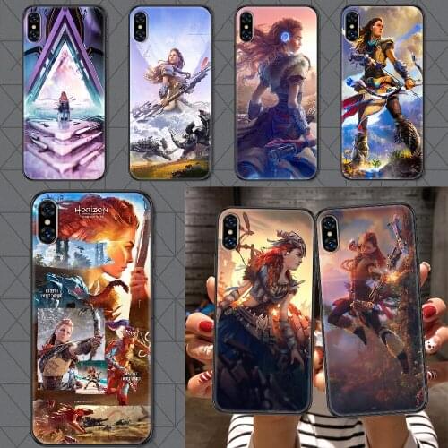 Game Horizon Zero Dawn Phone Case Cover Hull For iphone 5 5s se 2 6 6s 7 8 12 mini plus X XS XR 11 PRO MAX black art cover