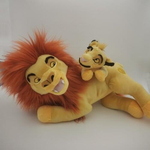 Disney The Lion King Plush Toys Mufasa Baby Simba Dolls Kids Birthday Gifts