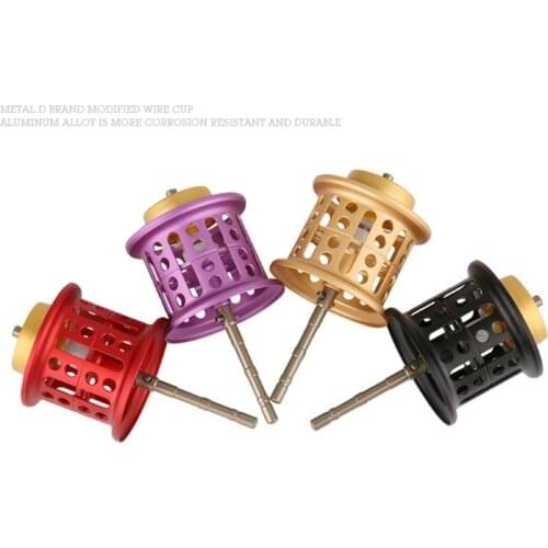 TEUKIM Fishing Reel Spool Aluminium Alloy Super Light 7.3g Wheel Cup DIY Micro Suit For Daiwa TATULA SW TW 103 Reel