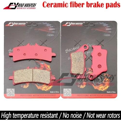 Motorcycle Ceramic Front Rear Brake Pads For KTM 690 Duke R 2013 2014 2015 2016 2017 2018