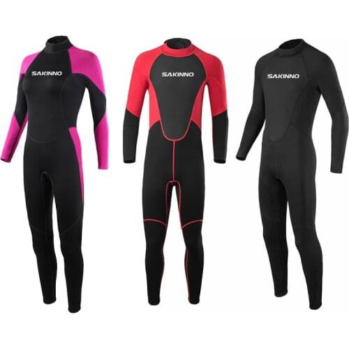 Mens Womens 2mm Neoprene Fullsuit Wetsuit Surfing Scuba Diving Snorkeling Swimming Suit Matching Couples Long Sleeve Wet Suit