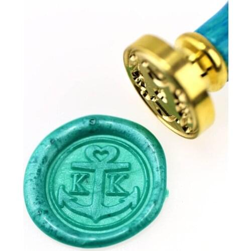 Personalized Nautical Wedding with Initials wax seal stamp/initials Custom wedding seals/wedding invitation seal