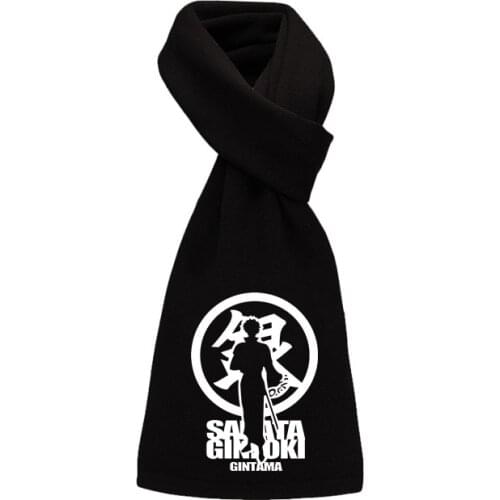 Gintama Sakata Gintoki Japan Anime Winter Men Women Unisex Warm Shawl Scarf Soft Wrap