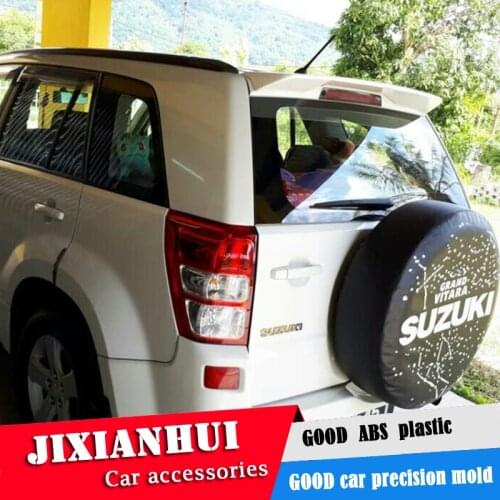 For Vitara Spoiler 2007-2014 Suzuki Vitara Spoiler YCK ABS plastic Material Car Rear Wing Color Rear Spoiler
