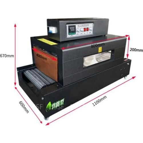 Heat Shrinkable Film Packaging Machine for Products Package by Film free film sample
