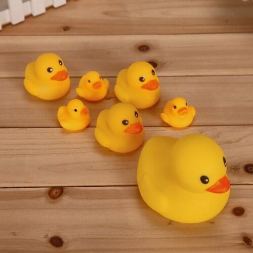1pcs Duck Rubber Duck Baby Shower Water BB Bathing Toys for Baby Kids Children Birthday Gift Classic Toy Boys Girls