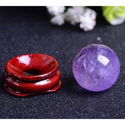 1PCS Natural Purple Amethyst Ball Raw Gemstone Polished Crafted Gifts Crystal Home Decoration Purple Quartz Stone Ball