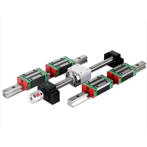 2 pc HGH20 any length+1 SET SFU1605+4 HGH20CA /hgw20cc Linear guide High assembly square load ball screw linear motion module
