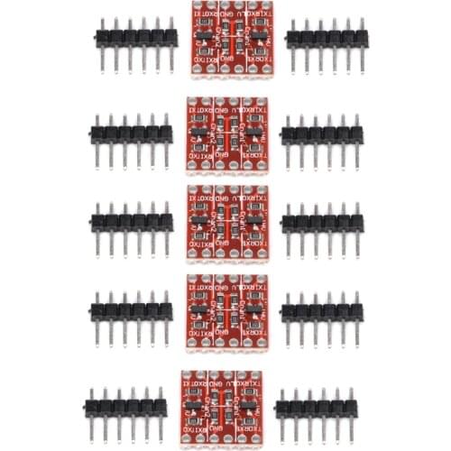 5 Sets 4 Channel Bi-Directional Logic Level Shifter Converter 3.3V-5V For Arduino