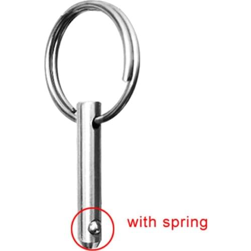 8pcs Marine Stainless Steel Bimini Top Quick-Release Ball Pin 1/4" Diameter