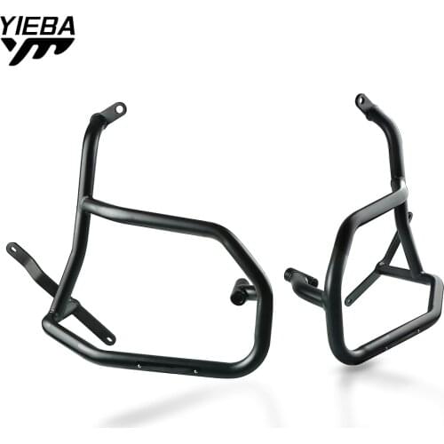 Motorcycle black IRON Engine Guard Frame Protection Highway Tank Guard Crash Bar Bumper For 790 ADVENTURE 790 Adv 2019 2020